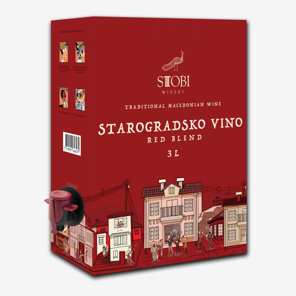 STAROGRADSKO CRVENO VINO 3L STOBI